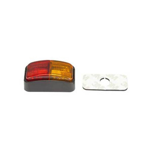 Roadvision Clearance Light LED Red/Amber BR7 Series 10-30V 50x25mm Red/Amber Lens Fixed Mount 0.5m Cable