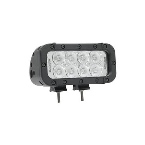 Roadvision LED Bar/Work Lamp Floor Rect 9-32V 8 LED IP68 1440lm 28W Black Housing