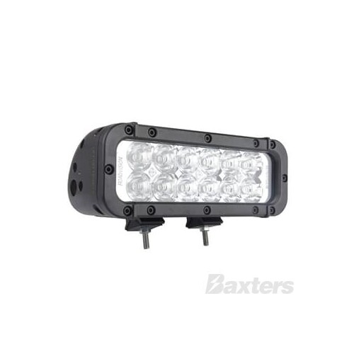 LED Bar/Work Lamp Spot Rect 9-32V 12 LED IP68 2160lm 36W Black Housing