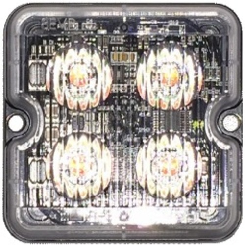 Square 4 LED surface mount warning light - 8EVP E8EOS 