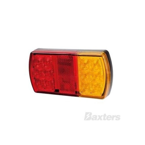 12V Stop/Tail/Ind/Ref Rect 150 x 80mm Surface Mount