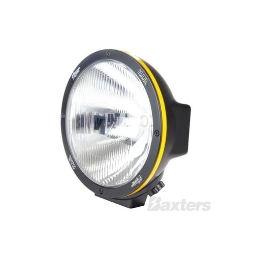HID Driving Lamp 9" Viper Pro Euro 9-32V 5000lm 50W Black Housing Round with Clear Cover