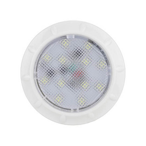 Roadvision LED Interior Lamp Round White Recessed 12V 24 LEDs 70mm White Body