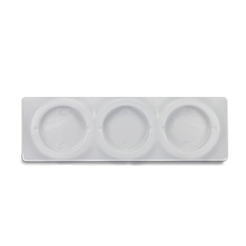 102 Series White Triple Surface Mount Base