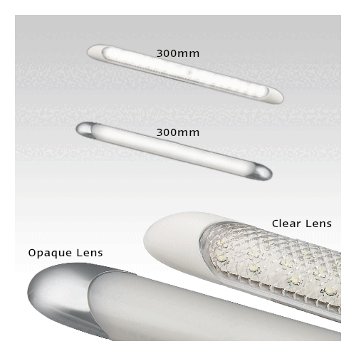 106 Series Interior Strip Lamp, 24 Volt, 300mm - LED Autolamps