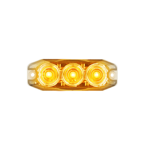 120033 Series Super Thin Amber LED Surface Mount Perimeter Light - LED Autolamps