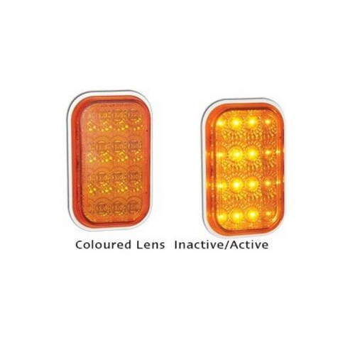 131 Series Single Function - Amber with Chrome Refelctor