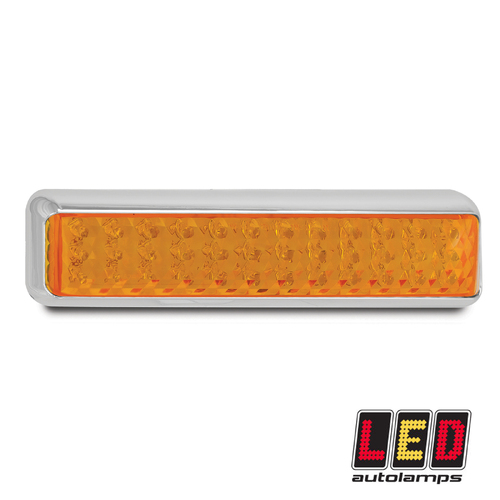 200 Series Single Function Multi-Volt Indicator Light, Chrome - LED Autolamps