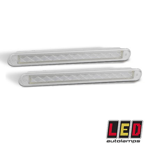 235 Series Sequential Indicator Strip Lamp, Clear Lens, Twin Pack - LED Autolamps