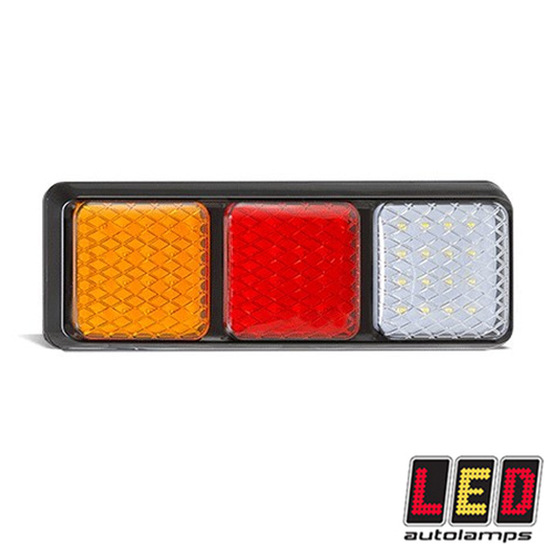 LED Autolamps 282 Series Combination LED Tail Light w/ Reverse (Single)