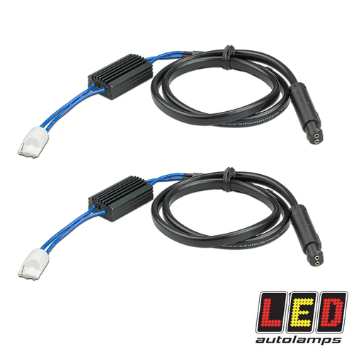 Pair LED Autolamps 2PM.5LP Licence Plate Lamp with CANBUS Error Canceller
