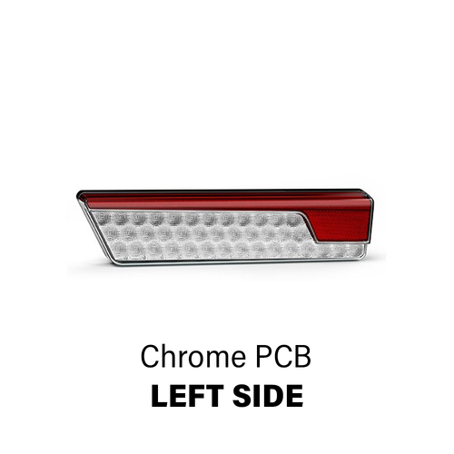 355 Series Sequential Tail Lights Chrome PCB CSB Plug Left Side