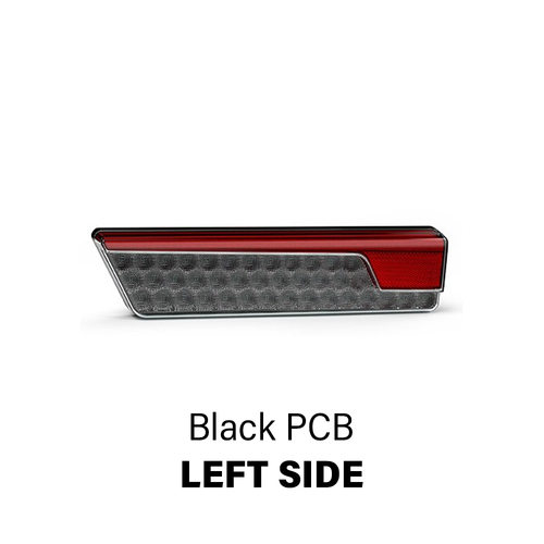 355 Series Sequential Tail Lights Black PCB CSB Left Side