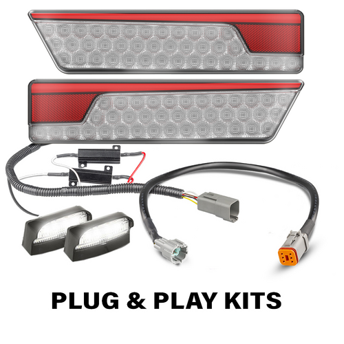 355 Chrome Series Plug & Play Tail Light Kits