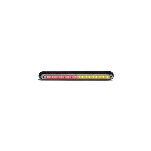 Single Stop/Tail/Indicator Light with Black Bracket, 12 Volt, 404 x 46 x 17mm, Blister Packed, ADR, ECE 11821