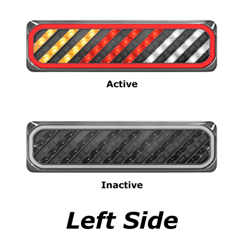 3856 Series Tail Light CSB Plug Single Left Side