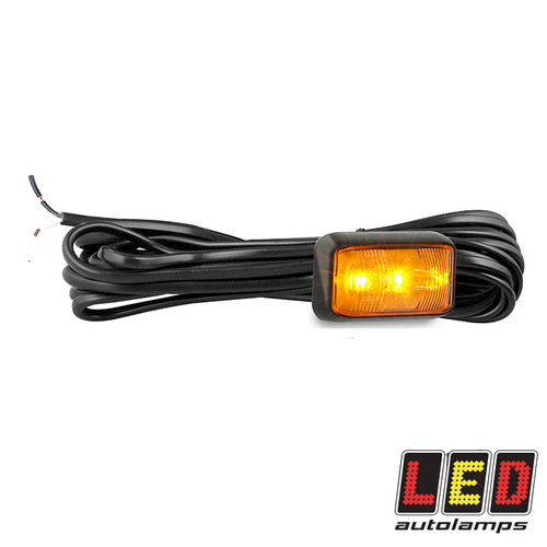 58 Series Amber Side Direction Indicator Lamp (3m Cable, Bulk Poly Bag)