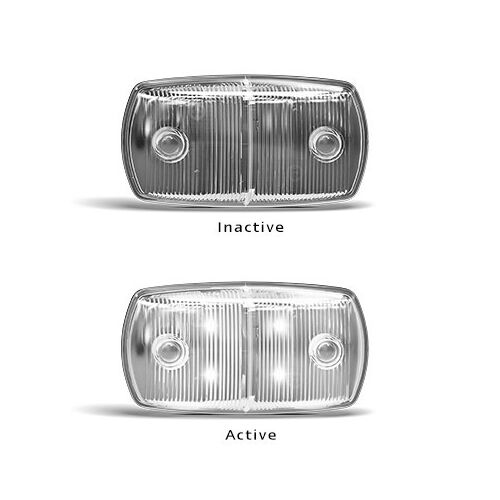 Large Clearance Light/ SIDE MARKER - White