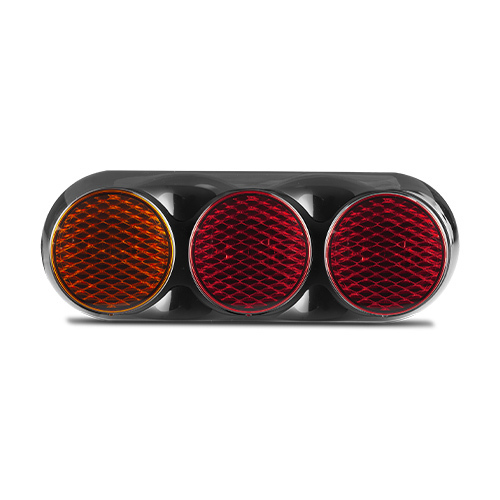 82 Triple Series Black Single LED Tail Light 82BARR 