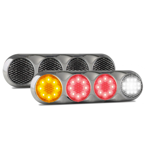 Combination LED Tail Lights 82 Quad Series Stop / Tail / Indicator / Reverse