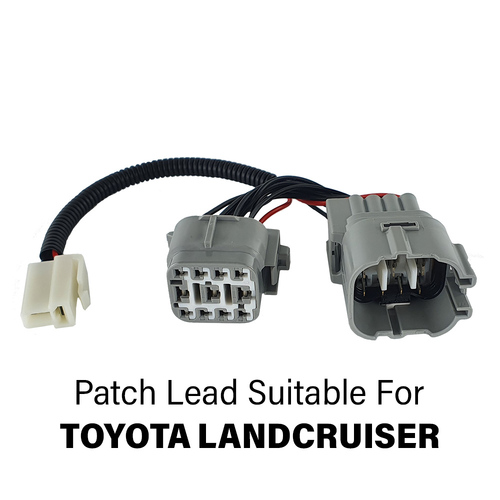 Landcruiser Driving Lamp Piggy Back Patch Leads 