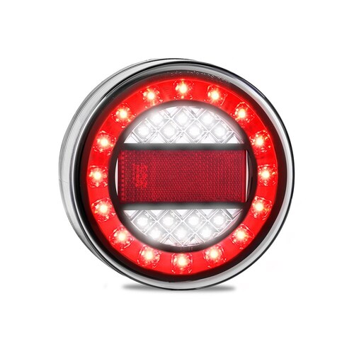 Maxilamp Single Round Rear Combination LED Lamp MAXILAMPC1RXRE