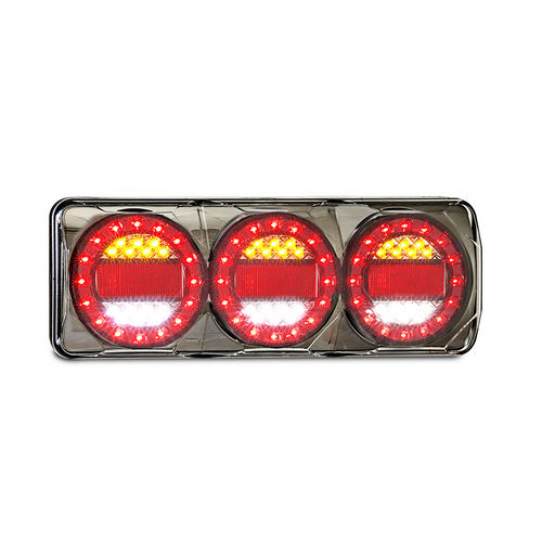 Maxilamp 3 Series LED Combination Tail Light (Single) STOP / TAIL / INDICATOR / REVERSE Bulk