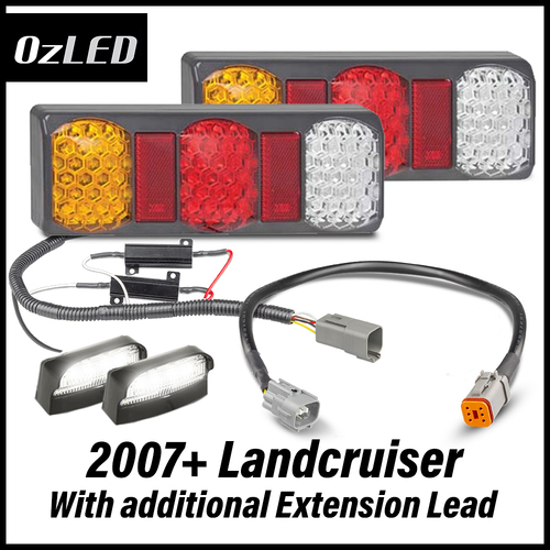 275 Series Plug and Play LED Taillight Kit to suit Landcruiser with Extension