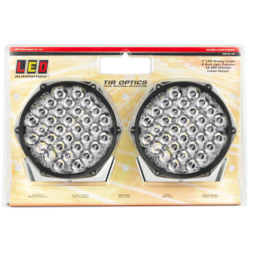 7 Inch LED Autolamps TIR OPTICS Driving Lights 