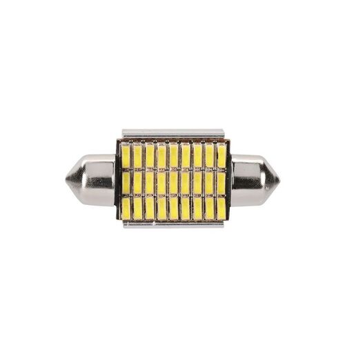 HIGH POWERED 36MM LED FESTOON GLOBES (COOL WHITE) - Blister pack of 1 - NARVA Part No. 18042BL