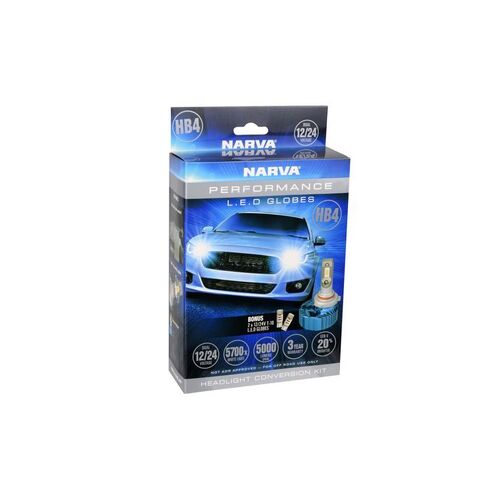 HB4 12/24V LED CONVERSION KIT BASE P22D (9006) - NARVA Part No. 18406
