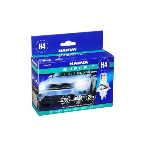 H4 Surefit® LED Globes - NARVA Part No. 18424
