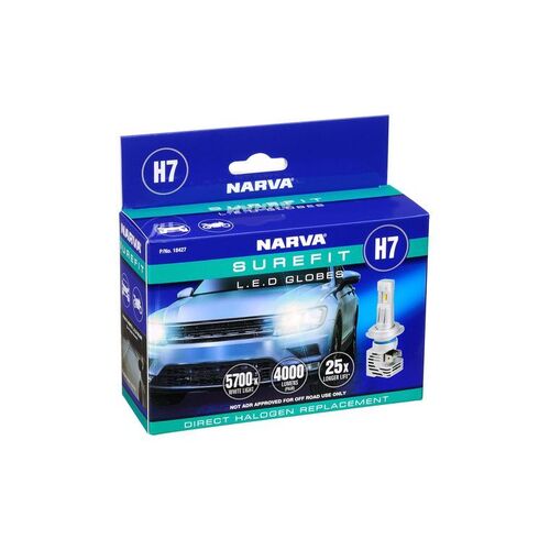 H7 Surefit® LED Globes - NARVA Part No. 18427
