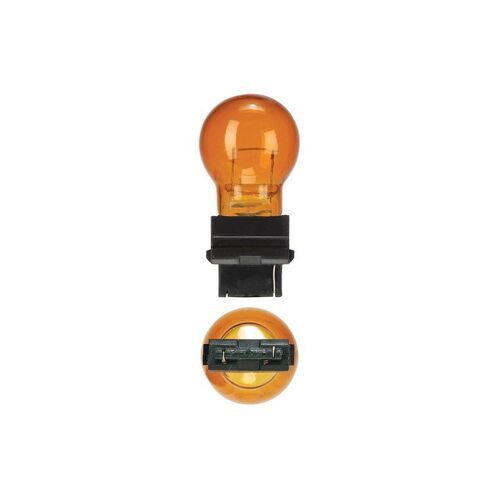 12V 27W W2.5 X 16D PY27W AMBER WEDGE GLOBES (Blister pack of 2) - NARVA Part No. 47556BL