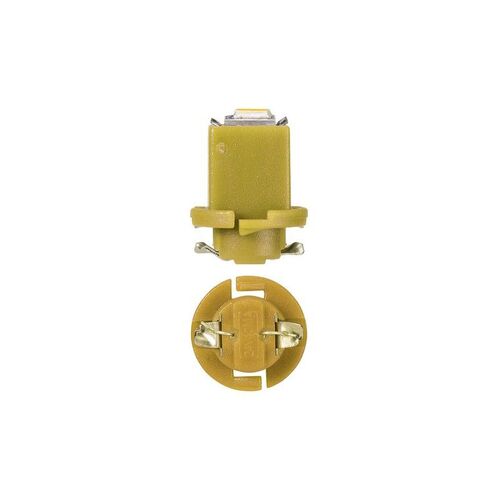 24V EBSR (BAX) YELLOW BASE LED DASH PANEL GLOBES - NARVA Part No. 47714LED