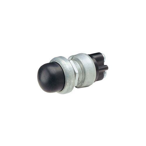 Momentary (On) Heavy-Duty Push Button Switch with Waterproof Neoprene Boot - NARVA Part No. 60033BL