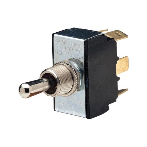 On/Off/On Heavy-Duty Toggle Switch - NARVA Part No. 60067BL