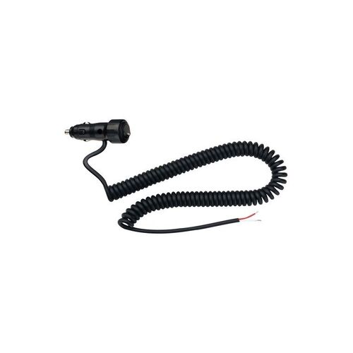Cigarette Lighter Plug with Off/On Rocker Switch LED Indicator and Spiral Lead - NARVA Part No. 81012BL