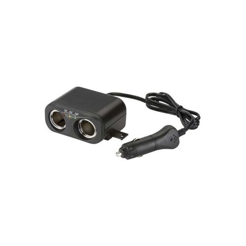 Cigarette Lighter Plug with Extended Lead Accessory Sockets and Lighter Fixture - NARVA Part No. 81046BL