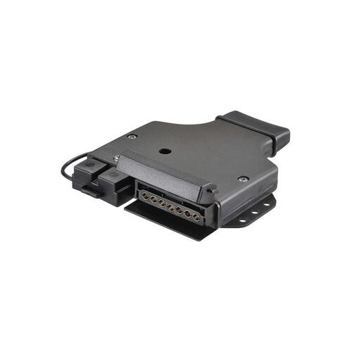 7 PIN FLAT TRAILER SOCKET WITH HEAVY DUTY CONNECTOR - NARVA Part No. 82048BL