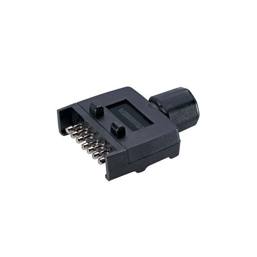 7 Pin Flat 'Quickfit' Trailer Plug - NARVA Part No. 82141BL