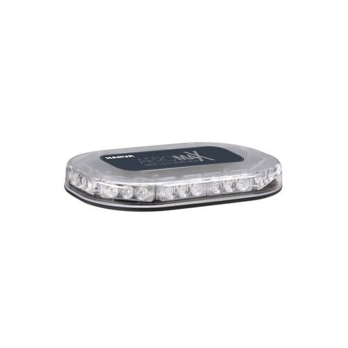 12/24 Volt Aeromax Mini LED Light Box (Amber) Flange Base with Clear Lens - NARVA Part No. 85010AC