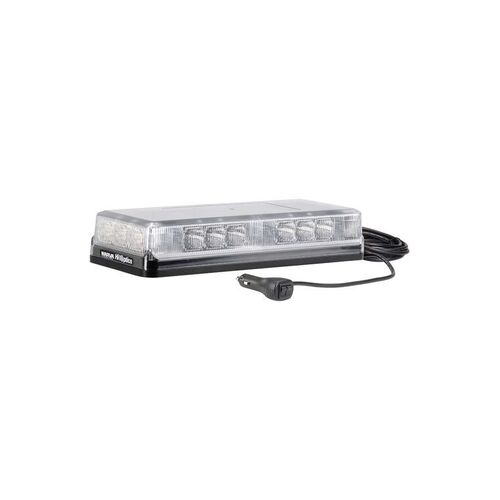 12 Volt Hi Optics LED Light Box (Amber) Flange Base with Clear Lens - NARVA Part No. 85062A