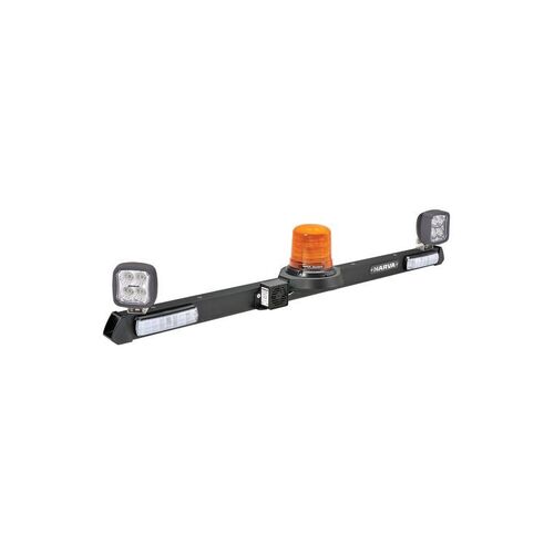 12/24V LED Low Profile Rotating Strobe Utility Bar, LED Work Lamps - 1.2m - NARVA Part No. 85073A