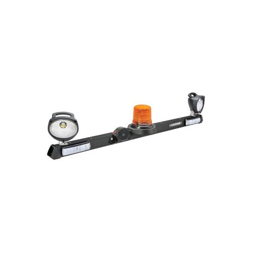 12/24V LED Low Profile Rotating Strobe Utility Bar, Mini Senator LED Work Lamps - 1.2m - NARVA Part No. 85075B