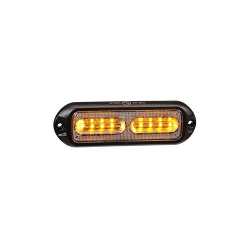 12/24V LED Self Contained Warning Light (Amber) - NARVA Part No. 85221A