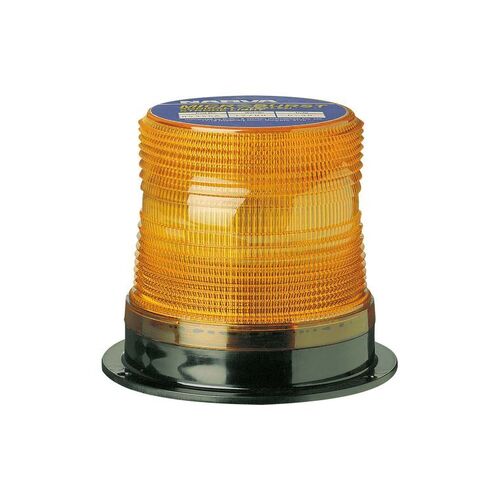 12-48V LED Sonically Sealed Strobe Light, Flange Base (Amber) - NARVA Part No. 85356A