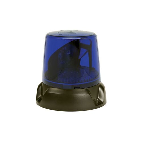 12/24V Aeromax LED Rotating Beacon, 3 bolt mount (Blue) - NARVA Part No. 85470B