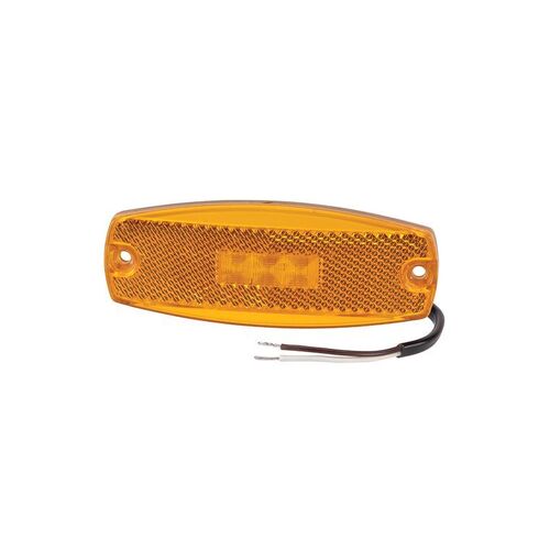 9-33 VOLT MODEL 17 LED SIDE MARKER OR EXTERNAL CABIN MARKER LAMP (AMBER) - NARVA Part No. 91700BL