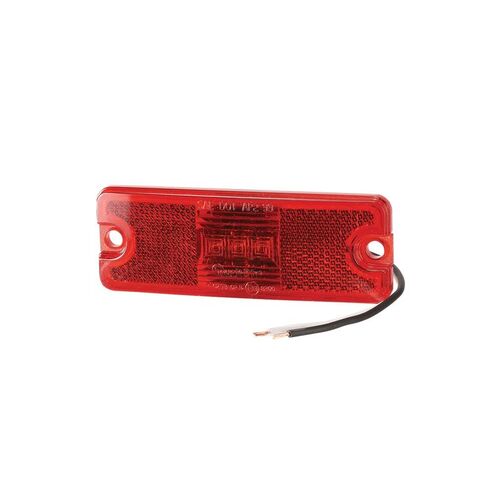 10-30 VOLT MODEL 18 LED REAR END OUTLINE MARKER LAMP (RED) - NARVA Part No. 91808